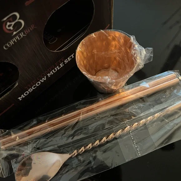 Moscow Mule Copper Set - Picture 3 of 5